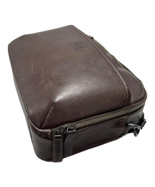 cocomeister（ココマイスター）cocomeister (ココマイスター) レザーショルダーバッグ ブラウンの古着・服飾アイテム