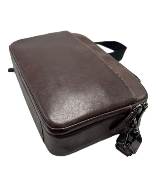 cocomeister（ココマイスター）cocomeister (ココマイスター) レザーショルダーバッグ ブラウンの古着・服飾アイテム