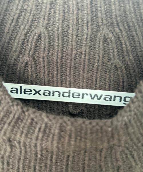 ALEXANDER WANG（アレキサンダー・ワン）ALEXANDER WANG (アレキサンダー・ワン) ニットワンピース ブラウン サイズ:Sの古着・服飾アイテム