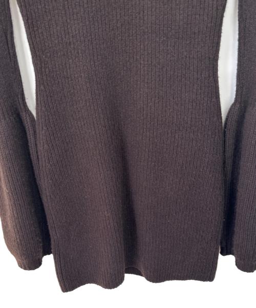 ALEXANDER WANG（アレキサンダー・ワン）ALEXANDER WANG (アレキサンダー・ワン) ニットワンピース ブラウン サイズ:Sの古着・服飾アイテム