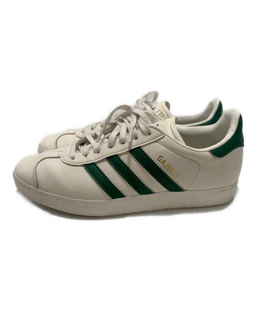 adidas（アディダス）adidas (アディダス) ローカットスニーカー ホワイト×グリーン サイズ:23cmの古着・服飾アイテム