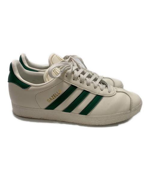 adidas（アディダス）adidas (アディダス) ローカットスニーカー ホワイト×グリーン サイズ:23cmの古着・服飾アイテム