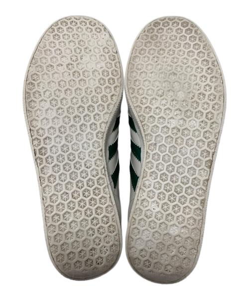 adidas（アディダス）adidas (アディダス) ローカットスニーカー ホワイト×グリーン サイズ:23cmの古着・服飾アイテム