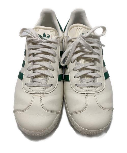 adidas（アディダス）adidas (アディダス) ローカットスニーカー ホワイト×グリーン サイズ:23cmの古着・服飾アイテム