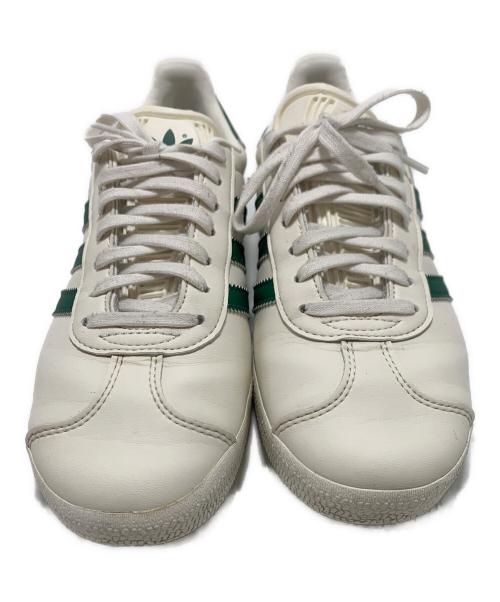 adidas（アディダス）adidas (アディダス) ローカットスニーカー ホワイト×グリーン サイズ:23cmの古着・服飾アイテム