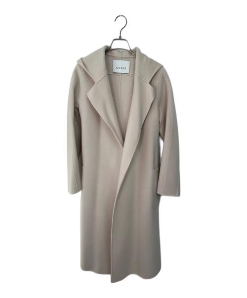 ANAYI（アナイ）ANAYI (アナイ) ロングコート ベージュ系 サイズ:38の古着・服飾アイテム