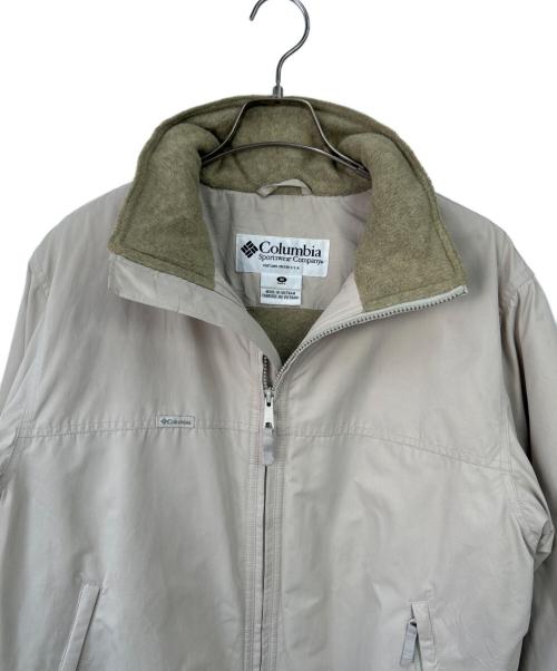 Columbia（コロンビア）Columbia (コロンビア) ブルゾン ベージュ サイズ:Mの古着・服飾アイテム