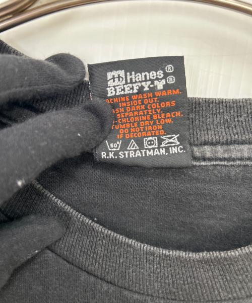 HARLEY-DAVIDSON（ハーレーダビッドソン）HARLEY-DAVIDSON (ハーレーダビッドソン) 半袖カットソー ブラック×オレンジ サイズ:Mの古着・服飾アイテム