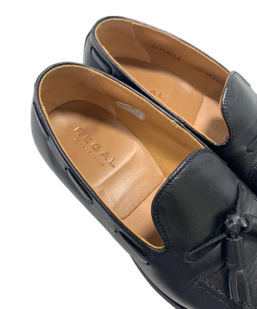 REGAL（リーガル）REGAL (リーガル) タッセルローファー ブラック サイズ:24.5cmの古着・服飾アイテム