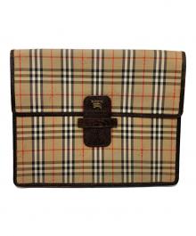 Burberry's（バーバリー）の古着「クラッチバッグ」｜ベージュ