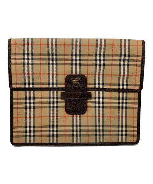 Burberry's（バーバリー）Burberry's (バーバリー) クラッチバッグ ベージュの古着・服飾アイテム