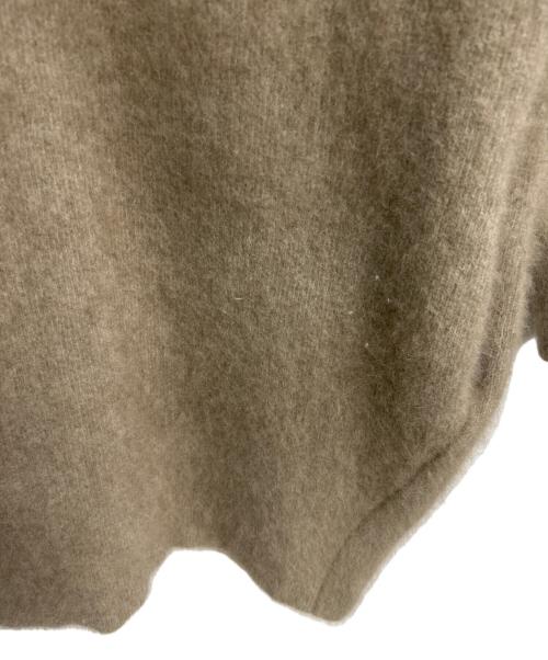 ELENDEEK（エレンディーク）ELENDEEK (エレンディーク) ラクーンミックスダブルカーディガン グレー サイズ:Fの古着・服飾アイテム