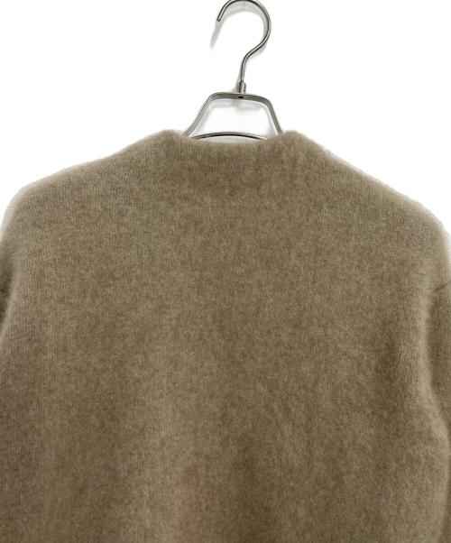 ELENDEEK（エレンディーク）ELENDEEK (エレンディーク) ラクーンミックスダブルカーディガン グレー サイズ:Fの古着・服飾アイテム