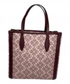 Kate Spadeケイトスペード）の古着「2WAYバッグ」｜ブラウン×ピンク