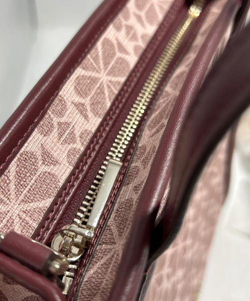 Kate Spade（ケイトスペード）Kate Spade (ケイトスペード) 2WAYバッグ ブラウン×ピンクの古着・服飾アイテム