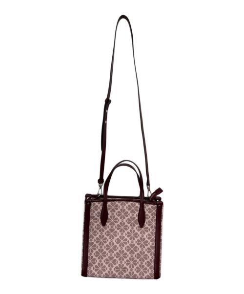 Kate Spade（ケイトスペード）Kate Spade (ケイトスペード) 2WAYバッグ ブラウン×ピンクの古着・服飾アイテム