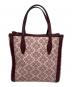 Kate Spade (ケイトスペード) 2WAYバッグ ブラウン×ピンク：6000円