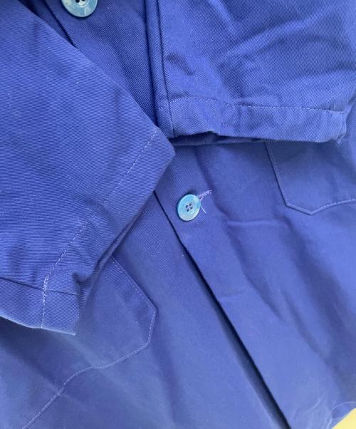 GOOD DESIGN SHOP COMME des GARCONS（グッドデザインショップ コムデギャルソン）GOOD DESIGN SHOP COMME des GARCONS (グッドデザインショップ コムデギャルソン) molinel (モリネル) ショップコート ブルー サイズ:Mの古着・服飾アイテム