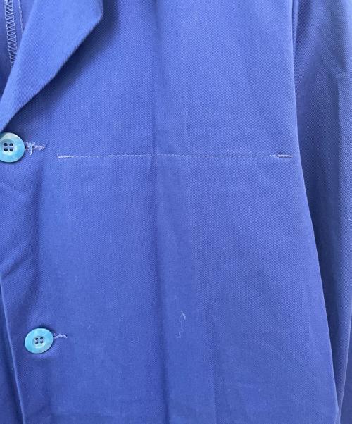 GOOD DESIGN SHOP COMME des GARCONS（グッドデザインショップ コムデギャルソン）GOOD DESIGN SHOP COMME des GARCONS (グッドデザインショップ コムデギャルソン) molinel (モリネル) ショップコート ブルー サイズ:Mの古着・服飾アイテム