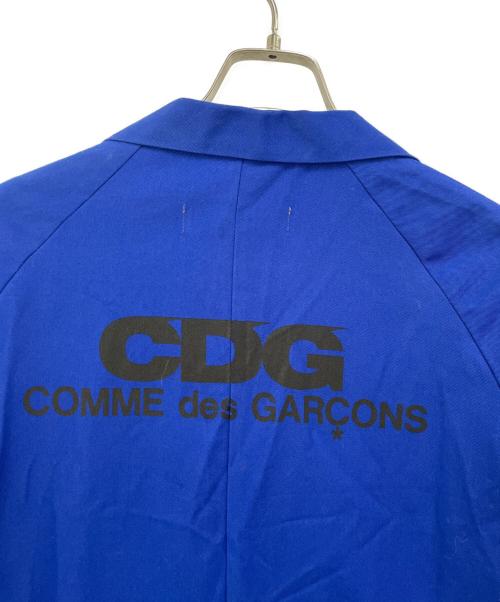 GOOD DESIGN SHOP COMME des GARCONS（グッドデザインショップ コムデギャルソン）GOOD DESIGN SHOP COMME des GARCONS (グッドデザインショップ コムデギャルソン) molinel (モリネル) ショップコート ブルー サイズ:Mの古着・服飾アイテム