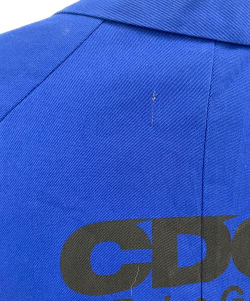 GOOD DESIGN SHOP COMME des GARCONS（グッドデザインショップ コムデギャルソン）GOOD DESIGN SHOP COMME des GARCONS (グッドデザインショップ コムデギャルソン) molinel (モリネル) ショップコート ブルー サイズ:Mの古着・服飾アイテム
