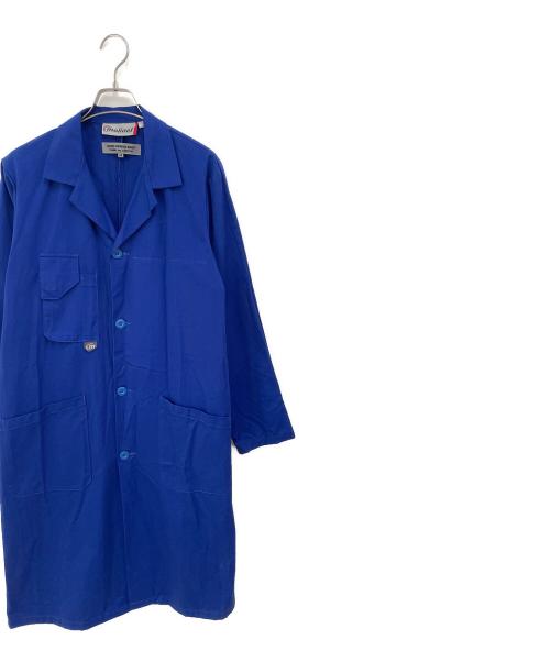 GOOD DESIGN SHOP COMME des GARCONS（グッドデザインショップ コムデギャルソン）GOOD DESIGN SHOP COMME des GARCONS (グッドデザインショップ コムデギャルソン) molinel (モリネル) ショップコート ブルー サイズ:Mの古着・服飾アイテム