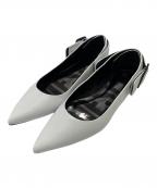 DIESELディーゼル）の古着「バックストラップバレエシューズ」｜ホワイト