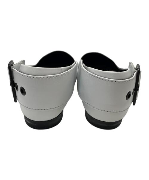DIESEL（ディーゼル）DIESEL (ディーゼル) バックストラップバレエシューズ ホワイト サイズ:SIZE 37の古着・服飾アイテム