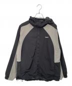 HUFハフ）の古着「ナイロンジャケット」｜ブラック×グレー