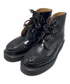 GEORGE COXジョージコックス）の古着「ラバーソールレザーブーツ」｜ブラック