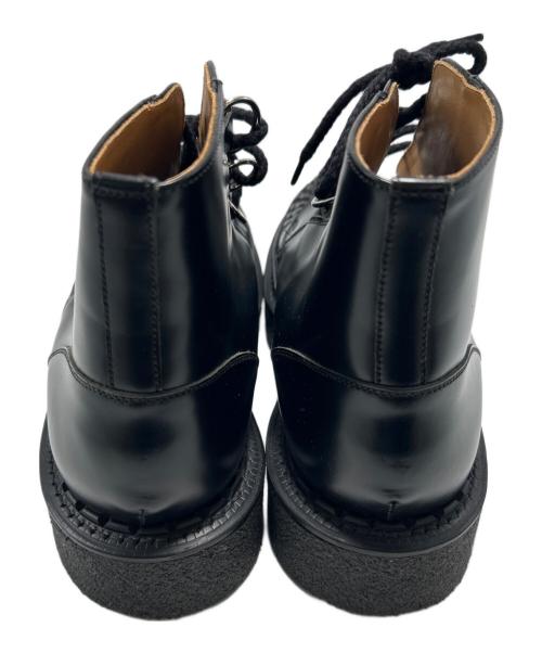 GEORGE COX（ジョージコックス）GEORGE COX (ジョージコックス) ラバーソールレザーブーツ ブラック サイズ:9の古着・服飾アイテム