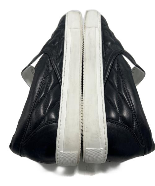 AKM（エーケーエム）AKM (エーケーエム) レザースリッポン ブラック サイズ:42の古着・服飾アイテム