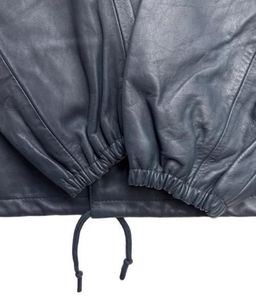 INDIAN（インディアン）INDIAN (インディアン) レザーコーチジャケット ネイビー サイズ:Lの古着・服飾アイテム