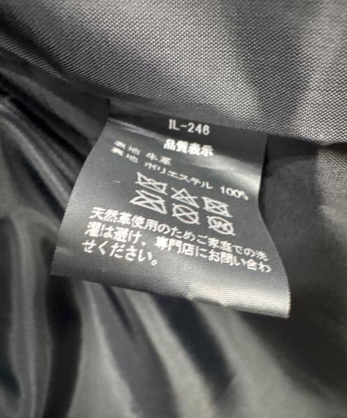 INDIAN（インディアン）INDIAN (インディアン) レザーコーチジャケット ネイビー サイズ:Lの古着・服飾アイテム