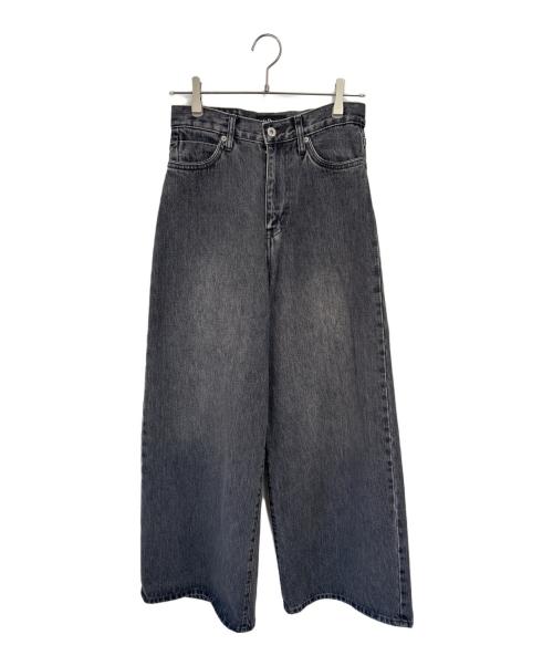 SLOBE IENA（スローブ イエナ）SLOBE IENA (スローブ イエナ) ワイドデニムパンツ ブラック サイズ:Mの古着・服飾アイテム