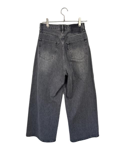 SLOBE IENA（スローブ イエナ）SLOBE IENA (スローブ イエナ) ワイドデニムパンツ ブラック サイズ:Mの古着・服飾アイテム