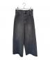 SLOBE IENA（スローブ イエナ）の古着「ワイドデニムパンツ」｜ブラック