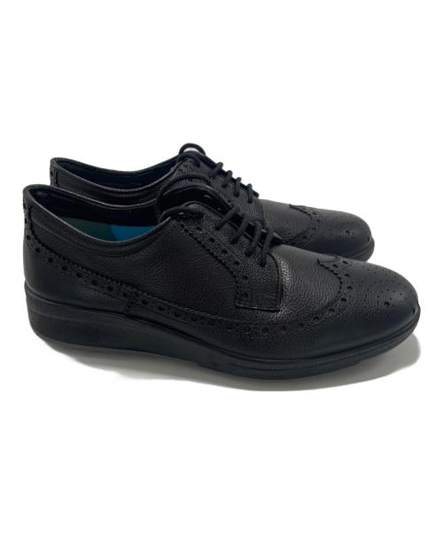 achilles（アキレス）achilles (アキレス) レザーシューズ ブラック サイズ:26cmの古着・服飾アイテム