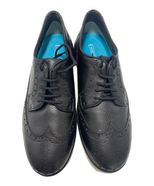 achilles（アキレス）achilles (アキレス) レザーシューズ ブラック サイズ:26cmの古着・服飾アイテム