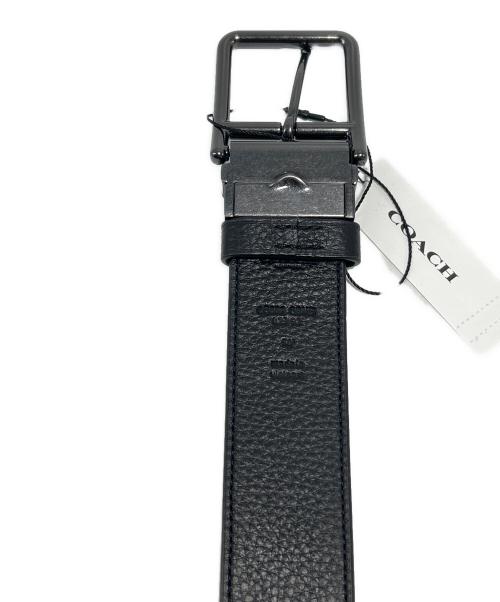 COACH（コーチ）COACH (コーチ) ベルト ブラック×グレーの古着・服飾アイテム