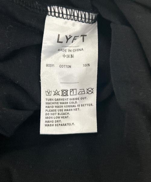 Lyft（リフト）Lyft (リフト) 半袖カットソー ブラック サイズ:Sの古着・服飾アイテム