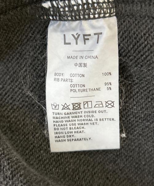 Lyft（リフト）Lyft (リフト) ジップパーカー ブラック サイズ:Sの古着・服飾アイテム