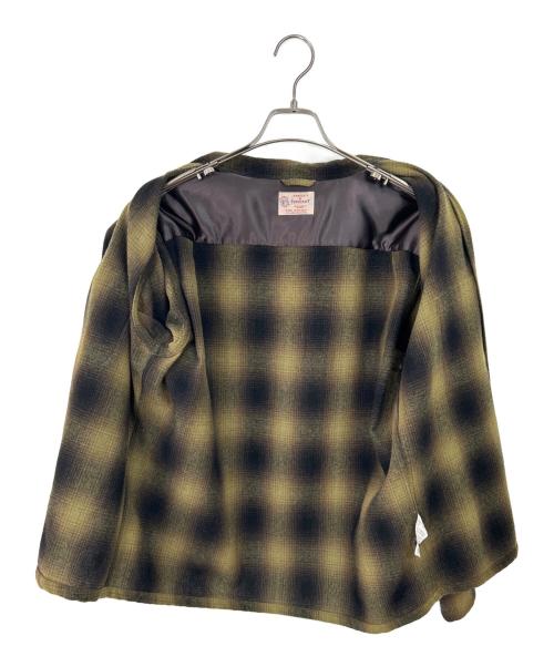 PENNEYS TOWN CRAFT（ペニーズ タウンクラフト）PENNEYS TOWN CRAFT (ペニーズ タウンクラフト) 長袖シャツ イエロー・グリーン系 サイズ:Lの古着・服飾アイテム