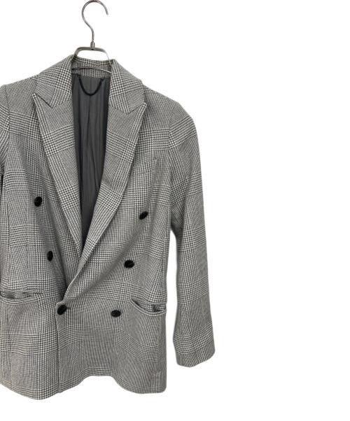ALL SAINTS（オールセインツ）ALL SAINTS (オールセインツ) ダブルブレストジャケット グレー サイズ:Sの古着・服飾アイテム