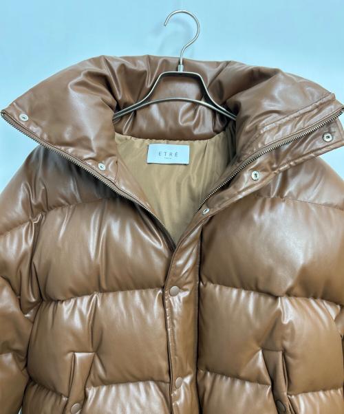ETRE TOKYO（エトレトウキョウ）ETRE TOKYO (エトレトウキョウ) ダウンジャケット ブラウン サイズ:Mの古着・服飾アイテム
