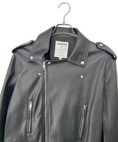 uaboni（ユアボニ）uaboni (ユアボニ) ライダースジャケット ブラック サイズ:46の古着・服飾アイテム