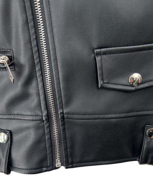 uaboni（ユアボニ）uaboni (ユアボニ) ライダースジャケット ブラック サイズ:46の古着・服飾アイテム