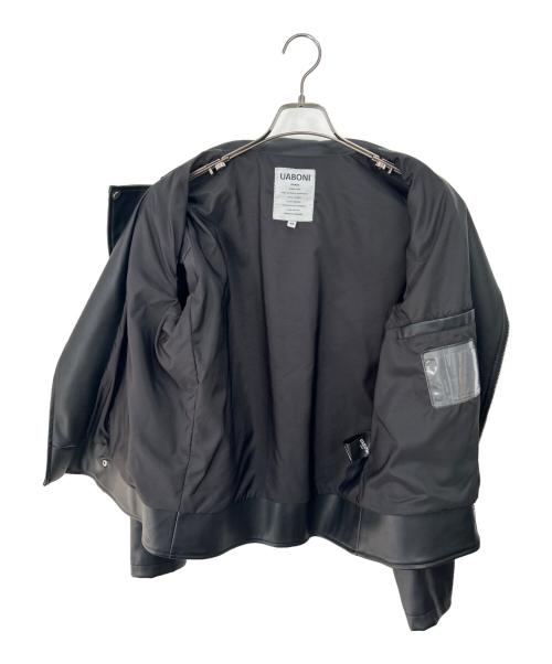 uaboni（ユアボニ）uaboni (ユアボニ) ライダースジャケット ブラック サイズ:46の古着・服飾アイテム