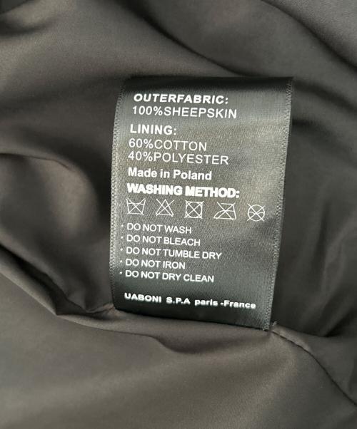 uaboni（ユアボニ）uaboni (ユアボニ) ライダースジャケット ブラック サイズ:46の古着・服飾アイテム