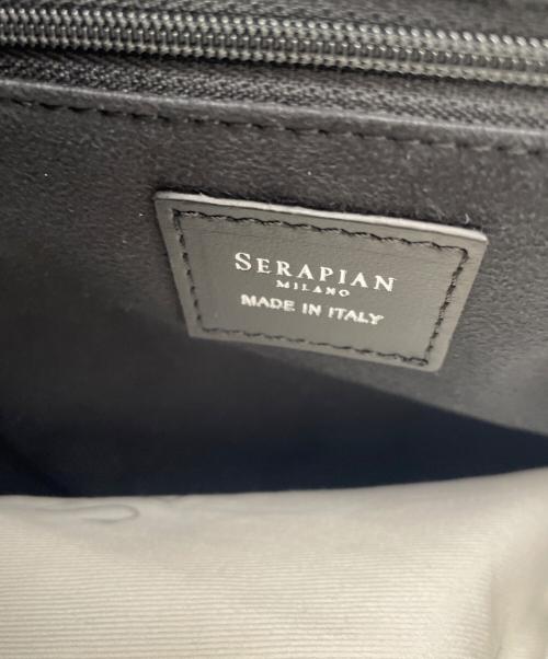 serapian（セラピアン）serapian (セラピアン) STEPAN製スモールSECRETトートバッグ ブラックの古着・服飾アイテム
